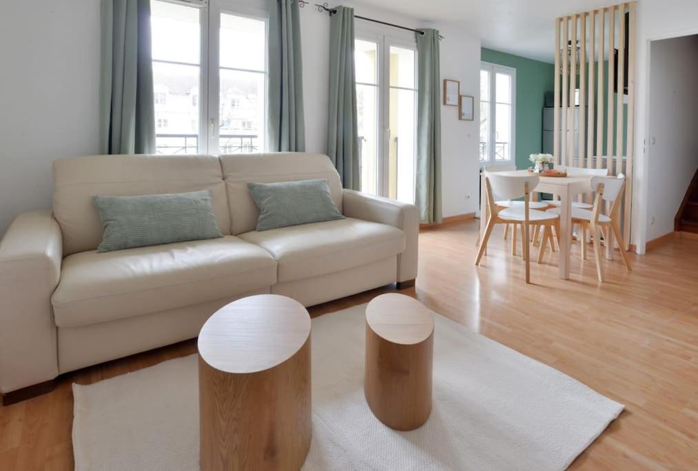 Sesame Duplex Disneyland Paris Netflix 6 Personnes Et 1 Bebe Avec Parking Apartment Bailly-Romainvilliers Exterior photo